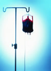 Gotero para transfusión sanguinea